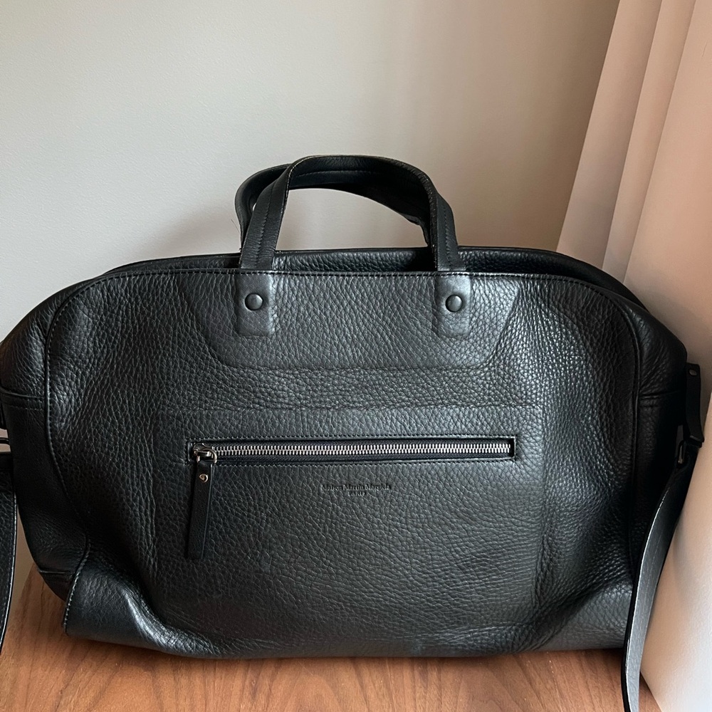 Maison Martin Margiela Black Leather Duffel Bag ghost briefcase - Picture 8 of 14